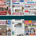 Naslovne strane današnjih novina: Prelistavanje štampe za nedelju, 12. oktobar 2025. godine