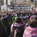 Desetine hiljada demonstranata u Londonu na protestu protiv krajnje desnice
