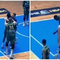 Balkanski haos: Loptom gađao bivšeg NBA igrača, pa nasrnuo pesnicom na njega, reakcija sudije sramotna (video)