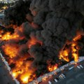 Požar u Varšavi: Izgoreo šoping centar