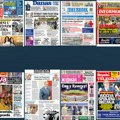 Naslovne strane sutrašnjih novina: Prelistavanje štampe za četvrtak, 17. jul 2025. godine