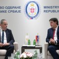 Gašić sa ministrom odbrane Kipra Palmasom o unapređenju vojne saradnje: "Imali smo razgovore sa ciljem razvijanja dalje…