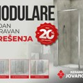 Keramika Jovanović donosi 20% popusta na Modulare tuš paravane: Savremeno kupatilo po meri vašeg prostora