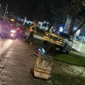Jugom udario u znak, pa se "nasadio" na žardinjeru: Nesvakidašnja nesreća u centru Čačka