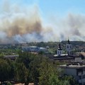 Veliki požar u okolini Kladova, gore nisko rastinje i poljoprivredne kulture