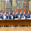 Vučić i ministri na vanrednoj sednici Vlade o sankcijama NIS-u