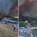 Haos na Halkidikiju: Izgorele kuće i infrastruktura, stanovnici i turisti evakuisani brodovima i autobusima