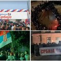 Skupovi "Ujedinjene Srbije" u 150 gradova i sela: Građani se okupljaju širom zemlje, bakljade u Kruševcu i Temerinu