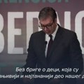 "Bez brige o deci ne možemo reći da brinemo o budućnosti naše zemlje" Predsednik Vučić se oglasio snažnom porukom…