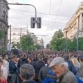 Prosvetni radnici na protestu u Beogradu