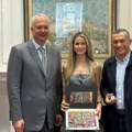 Ambasador Srbije Šutanovac sa turskim biznismenom Tu je i supruga Jelena zbog koje se u svemir nosi zastave Turske i Srbije