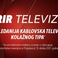 Kurir televizija je u utorak, 28. oktobra, bila najgledanija kablovska televizija kolažnog tipa