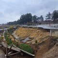 Obrušili se potporni zid i saobraćajnica kod Centra izvrsnosti u Kragujevcu