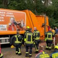 Nemačka u šoku Radnika Čistoće "usisao" đubretar, dramatično spasavanje
