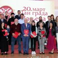 Dela dostojna priznanja: U Valjevu dodelom nagrada pojednicima i ustanovama, svečano obeležen 20. mart dan grada