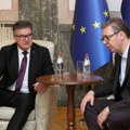 Vučić sa Lajčakom: EU u Srbiji ima ozbiljnog i odgovornog partnera u dijalogu sa Prištinom