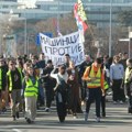 Studenti nastavili iz Inđije ka Novom Sadu