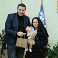 Prijem za malog Mihajla Zarića i njegovu mamu Branku