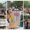 BLOG UŽIVO Protest ispred Pravnog: "Studenti pobeđuju" na belim majicama. Građani u redovima čekaju štampanje studentskog…