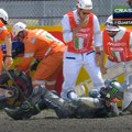 Neuništivi Kvartararo: Pao, povredio rame, pa se vratio (VIDEO)