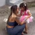 Najemotivnija scena danas! Aneli Ahmić se nakon toliko meseci videla sa ćerkicom: Pogledajte samo ovaj prizor