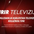 Kurir televizija je u utorak, 28. Oktobra, bila najgledanija kablovska televizija kolažnog tipa