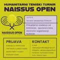 Humanitarni teniski turnir u Nišu, sav novac za NURDOR