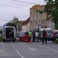 Oboren biciklista u Futogu: Hitna pomoć na licu mesta