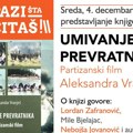 Promocija knjige "Umivanje prevratnika" Aleksandra Vranješa u sredu, 4 decembra. Govoriće i Lordan Zafranović