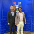 Gradonačelnik Milenković razgovarao sa direktorom Instituta „Vinča“ dr Slavkom Dimovićem