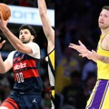 (VIDEO) Luka Dončić gospodar LA; Tristan Vukčević dvocifren