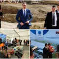 (Фото, видео) улагање од 50 милиона евра Вучић на полагању камена темљеца нове фабрике компаније Схоји у Инђији