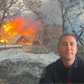 Dejan Živković, komandant VSB: Sinoć oko 22h ugašen požar u vikend naseljima kod Sopota, izgorelo 8 objekata na području od 30…