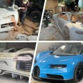 Hiperautomobil od 4 miliona $ napravili kod kuće: Bugati kiron iz garaže je isti, da li primećujete razliku