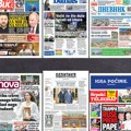 Naslovne strane današnjih novina: Prelistavanje štampe za ponedeljak, 12. maj 2025. godine