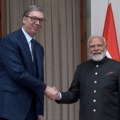 Vučić se sastao sa premijerom Indije Narendrom Modijem u Nju Delhiju