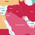 (Mapa) Bliski istok na ivici eksplozije! Objavljena nova karta uz upozorenje - "Ne putujte": Iran nije jedina najmanje…
