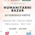 Humanitarni bazar za porodicu Krstić u nedelju na Ribljoj pijaci