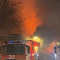 Požar u zgradi „Izvestija” u Moskvi (video)