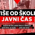 JAVNI ČAS "VIŠE OD ŠKOLE": Roditelji iz OŠ "Đura Daničić" pozivaju sve građane da im se pridruže u nedelju