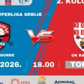 Radnički 31. oktobra gostuje Karađorđu u drugom kolu Superlige Srbije