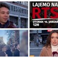 Studenti u podne nastavljaju proteste: „Lajemo na RTS“