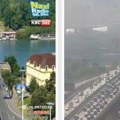 Kamere snimile neobičan prizor na 2 mosta u Beogradu: Da li je ovo moguće u ovo vreme? (foto)