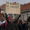 FOTO, VIDEO "Iz Banata, iz inata": Počeo veliki protest u Vršcu, blokiran Bulevar Žarka Zrenjanina