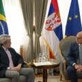 Vučević sa ambasadorom Brazila u unapređenju saradnje