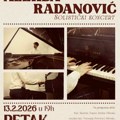 Solistički koncert pijaniste Alekse Radanovića u petak u Pozorištu