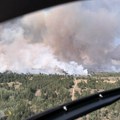 Novi snimak požara u Deliblatskoj peščari: Dim se vidi iz celog južnog Banata i Beograda (video)