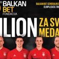 "Srce Srbije" - Fondacija Balkan Bet donira milion dinara za svaku olimpijsku medalju