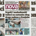 „Nova“ piše: „Srpski i makedonski tužioci na sastanku zbog droge nađene u Konjuhu“