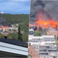 Novi snimci stravičnog požara u Norveškoj! Izgorelo i uništeno više od 100 kuća, stotine ljudi evakuisano, vatra zahvatila i…